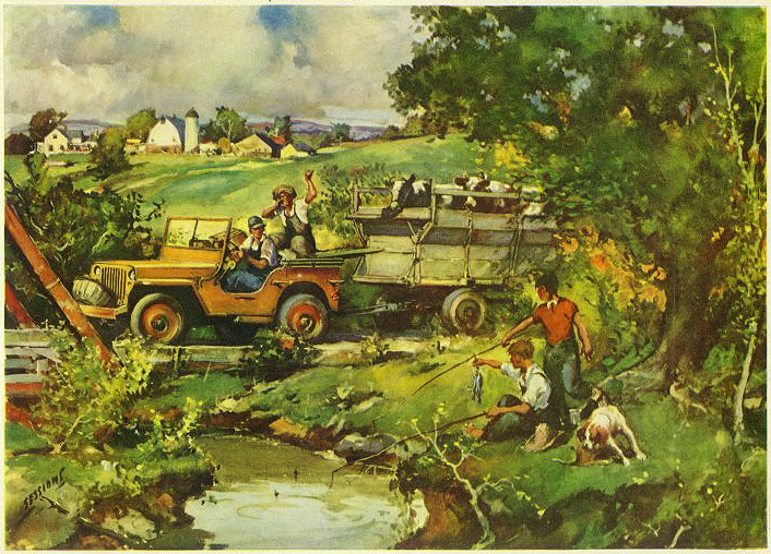 1945 Jeep Advertisement